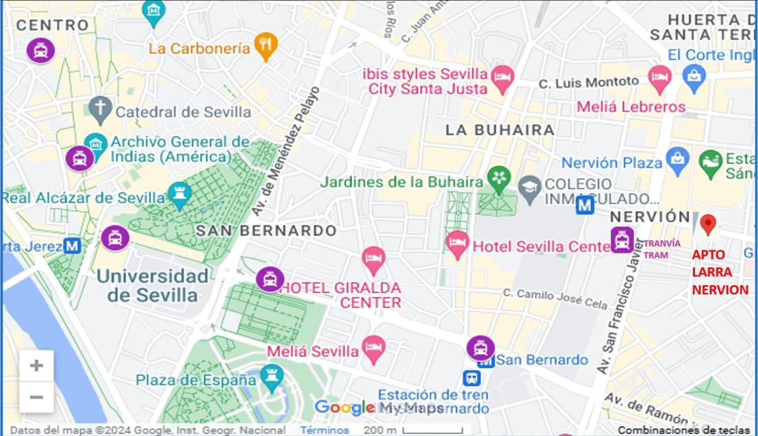 Larra Nervion Subway Tranvia Apartment Seville Exterior photo